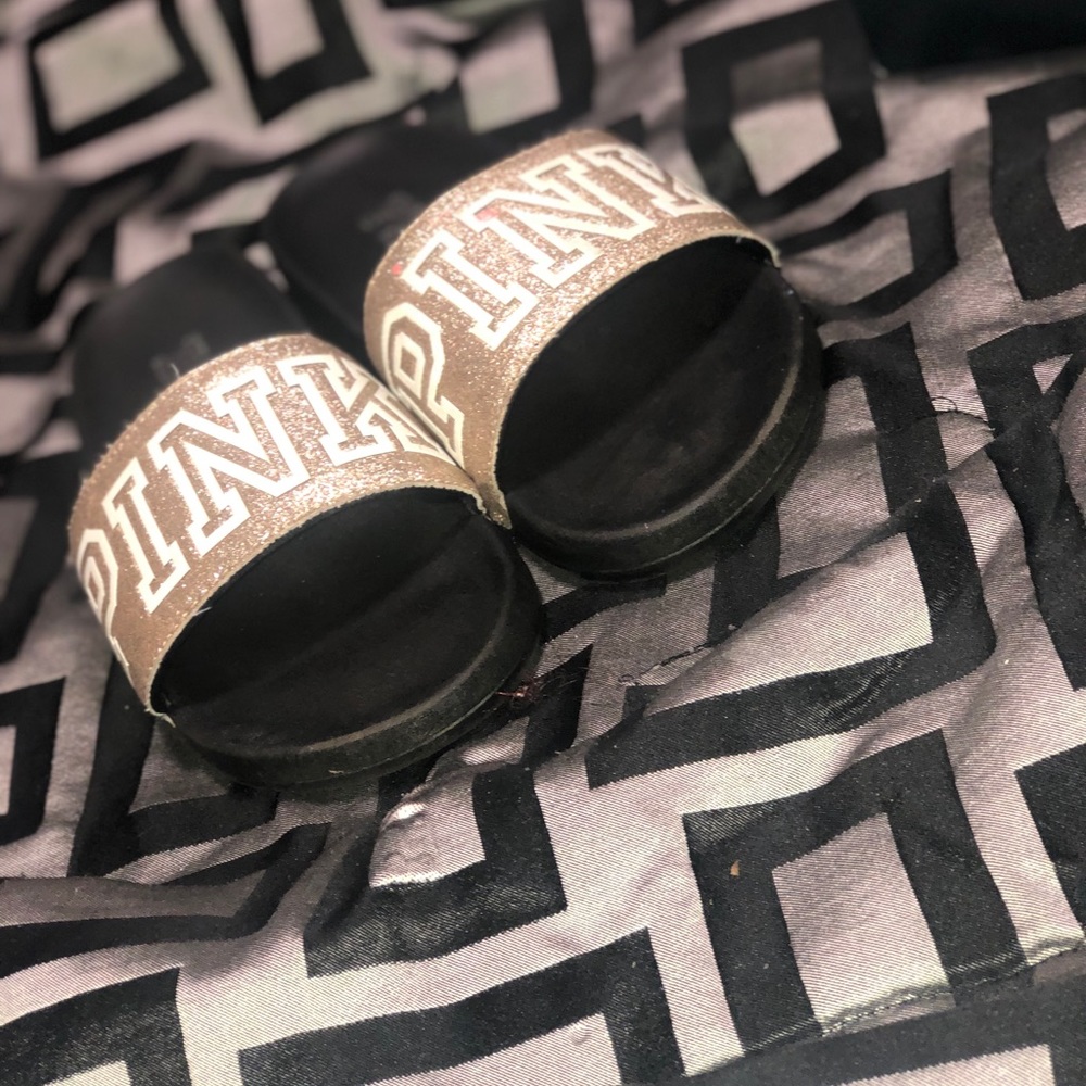 Pink slides size medium